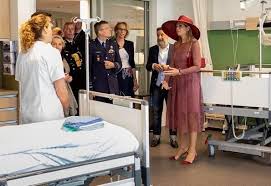 Queen Maxima Reopened Central Military Hospital In Utrecht Queen Maxima Princess Estelle Princess Charlene