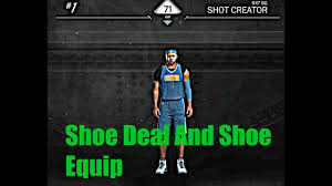 Nba 2k17 My Career Shoe Deal And How To Equip Shoe Ep 6 Youtube