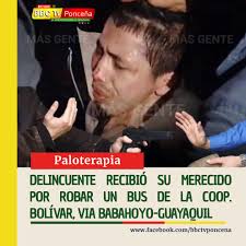 Atención Ruta Guaranda–Guayaquil Un intento de asalto a una unidad de  transporte interprovincial fue neutralizado por los propios pasajeros la  mañana de este viernes. Durante el incidente, una persona resultó herida,  pero