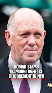 Tom Homan doubles down after criticism from Democratic socialist Zohran  Kwame Mamdani: "He can stand by and watch, but he's not going to stop us  from doing our operation... We're going to flood the ...