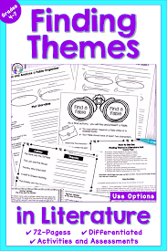 Theme Unit For Literature Teaching Theme Teaching Themes Teaching Middle School Resources