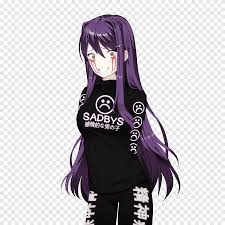 Yuri (doki doki literature club!) is a character from doki doki literature club!. Doki Doki Literature Club Yuri Team Salvato Art Custom Club Png Pngegg