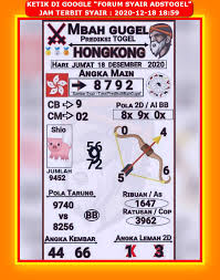 Syair Togel Sdy 18 Desember 2020