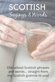 A genealogist is a person who leaves no stone unearthed. Scottish Sayings Phrases