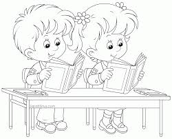 2) click on the coloring page image in the bottom half of the screen to make that frame active. Child At School Coloring Page Coloring Home