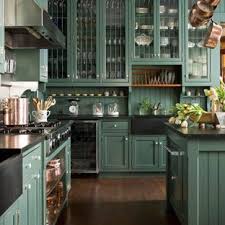 Choosing kitchen countertops or countertops for your with slate counters, there are limited color choices — most with tones of green, gray, red, brown. 75 Beautiful Kitchen With Green Backsplash And Black Countertops Pictures Ideas July 2021 Houzz