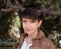 Wearable Woodland Horns Set 3 Patrón de ganchillo por Crafty Intentions PDF  DIGITAL descargable