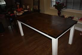 These types of tables typically take up more space because of their shape. Mikrobas Meilus Laisva Table With Dark Top And White Legs Yenanchen Com
