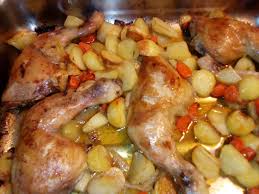 Poulet Pommes De Terre Et Carottes Au Four Mes Meilleures Recettes Faciles En 2020 Poulet Pomme De Terre Poulet Recette Poulet Entier