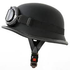 Stahlhelm Wehrmachtshelm Halbschale Mit Brille Motorradhelm Oldtimer Retro Helm Ebay Airsoft Helmet Helmet Tactical Helmet