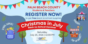 Christmas in July Back-to-School Carnival 2026