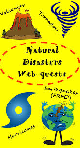 Natural Disaster Webquests Hurricanes Tornadoes And Volcanoes Natural Disasters Natural Disasters Activities Webquest