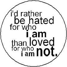 Almost all his songs are about this: I D Rather Be Hated For Who I Am Than Loved For Who I Am Not Kurt Cobain Quote Pinback Button 1 25 Pin Badge Nirvana Buy Online In Belize At Belize Desertcart Com Productid