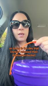 Go get your dunkin Halloween bucket today! @Dunkin' #halloweenbucket  #dunkin #dunkindonuts #dunkinhalloweenbucket #halloweenfun #halloweentok