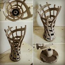 Lampe En Raku Turbines A Eau En Ceramique Abat Jour Lampe Etsy Pottery Lamp Raku Pottery Slab Ceramics