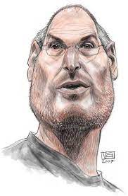 Caricaturist Homage Caricature Steve Jobs Celebrity Drawings