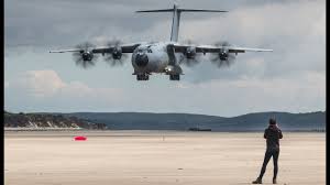 The plane a400m was launched in may 2003 to respond to the consolidated requirements of 7 western nations regrouped within occar (belgium, france, germany, luxemburg, spain, turkey and the uk), with malaysia becoming a member of in 2005. Impressive Video Shows Raf A400m Atlas Performing Spectacular Beach Landing The Aviation Geek Club