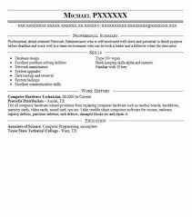 computer hardware technician resume