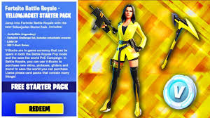 When did fortnite make its first release? New Yellowjacket Starter Pack In Fortnite Yellowjacket Skin In Fortnite Fortnite Starter Pack Youtube