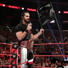 Seth Rollins blasted Elias with a steel chair!
