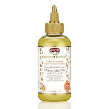 African Pride Moisture Miracle Oil Essential 5 Vitamin Oil 4oz Walmart Com In 2020 Oil Moisturizer Moisturizer Essential Oil Treatments