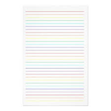 Rainbow Lined Simple Stationary Stationery Zazzle Com Writing Paper Printable Stationery Stationery Paper Free Printable Stationery Paper