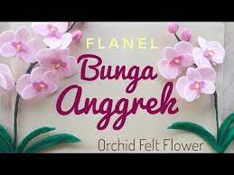 Cara Membuat Bunga Anggrek Dari Kain Flanel Diy Orchid Felt Flower Youtube Di 2021 Bunga Kain Tenun Anggrek Kain Flanel