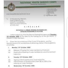 See registration date, mobilization news, senate list update. It Is Official Nysc Announces 2019 Nysc News Update Facebook