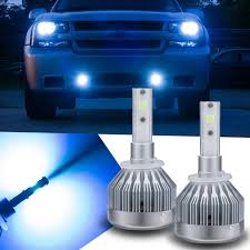 2pcs 881 880 Ice Blue 8000k Cob Led Fog Light Low High Beam Bulb For C Xotic Tech