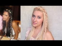 The controversy comes not long after she was under fire back in january for wearing her hair styled in what she called bo derek. Kim Kardashian Braided Hairstyle With Scarf Ribbon Medieval Princess Hair Tutorial For Long Hair Youtube