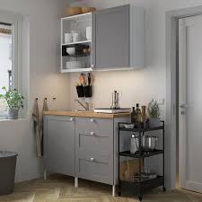 Enhet Cuisine Blanc Gris Avec Cadre Ikea