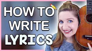 Maybe you would like to learn more about one of these? How To Write Lyrics For A Song Songwriting 101 Youtube