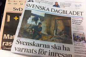 Denna tidning är på svenska. Fick Du Inte Din Tidning I Dag Har Kan Du Lasa Svd Digitalt Svd