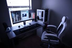 One Of My New Year S Resolutions Was To Up My Battlestation Game This Is The First Step R Battlestations Video Game Rooms Game Room Gaming Room Setup
