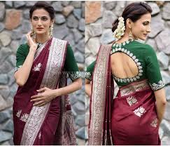 Super sleek straight hair call them cute kitties or sensational lass, sonam kapoor and rakul preet singh know how to rock. 15 Amazing Saree Makeup Hairstyle Ideas To Try Now Keep Me Stylish