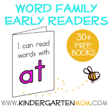 word family printables kindergarten mom