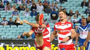 The bulldogs and dragons share the honours evenly over their ten most recent clashes, recording check our live streaming calendar to see where to watch the canterbury bulldogs vs st george. Bulldogs V Dragons Nrl Match Centre