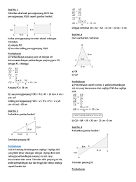 Hitunglah luas daerah yang diarsir. Kunci Jawaban Soal Kesebangunan Dan Kongruen Kelas 9