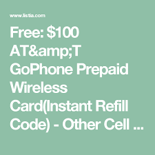 We did not find results for: Free 100 At Amp T Gophone Prepaid Wireless Card Instant Refill Code Other Cell Phone Items Listia Com Auct Phone Items Prepaid Phones Promo Codes Online
