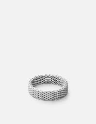 Moore Mesh Ring Sterling Silver Minimalism In 2019