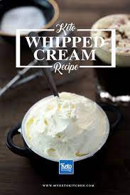 Keto Whipped Cream Recipe For Sugar-free Desserts And Drinks Recipe Recipes With Whipping Cream Keto Whipped Cream Sugar Free Recipes Desserts