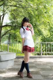 Rule 34 Dev - asian black_hair breasts cosplay female idolmaster  idolmaster_cinderella_girls lenfried long_hair school_uniform  shimamura_uzuki solo watermark|112033