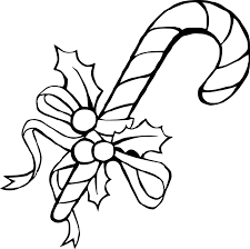 Coloriage pere noel à imprimer dessin de pere noel à colorier on dit que le père noël vit au pôle nord avec sa femme mère noël, où il passe l'année à fabriquer des jouets avec l'aide de ses elfes. Coloriage Canne A Sucre Noel A Imprimer