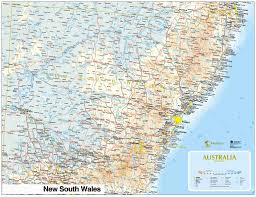 With more than 70,000 volunteers across the state, we provide fire and emergency services to more than 95 percent of nsw. Businessmapsaustralia Custom Political Reference Map Of New South Wales With Roads Towns