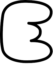 Check out our bubble letters selection for the very best in unique or custom,. Uppercase Bubble Letter E Nerdy Caterpillar