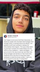 Hamas has agreed to release Edan from Gaza