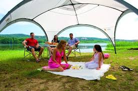 Nicht immer findet man an badeseen, beim angeln, am strand oder im eigenen. Amazon De Coleman Pavillon Event Shelter Hellgrau Grun 450 X 450 X 228 Cm Im Freien Partyzelt Garten Pavillon