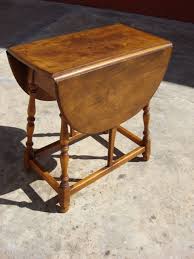 Vintage American Drop Leaf Side Table Vintage Card Table Lamp Table Stand Side Table Table Vintage Side Table