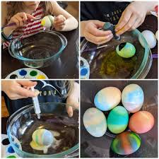 Apple cider vinegar contains the same acidity necessary for dying eggs so it works perfectly. 5 Fun Ways To Dye Easter Eggs Without A Kit