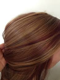 Most hair dyes cannot be colored in layers and need to be stripped before highlights can be added. Trendy Hair Color Highlights Mix Color With Very Light Blonde Beige Dark Blonde Mahogany And Dark Caffe Beauty Haircut Home Of Hairstyle Ideas Inspiration Hair Colours Haircuts Trends